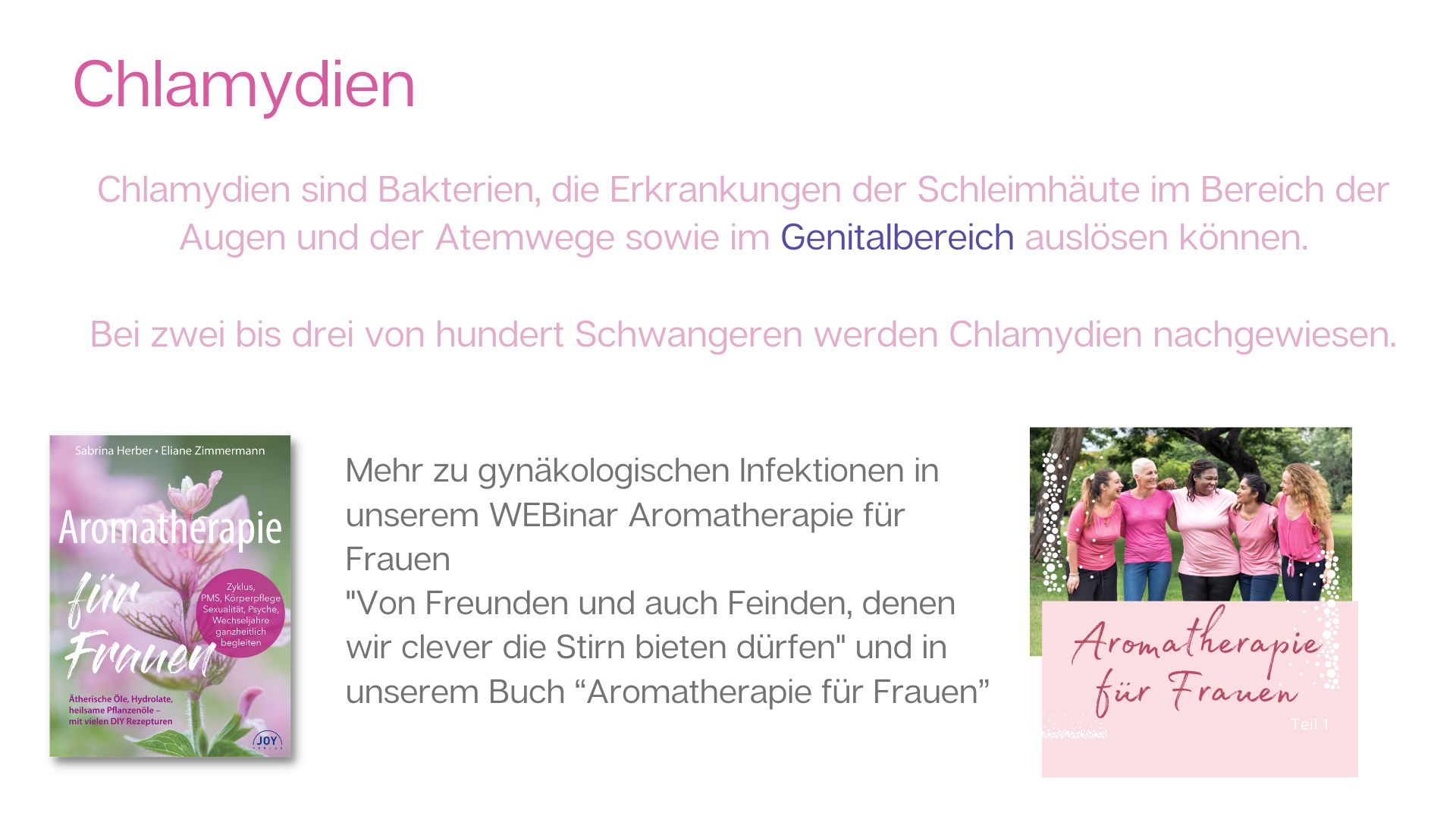 Chemotypen, Chlamydien und Aromatherapie