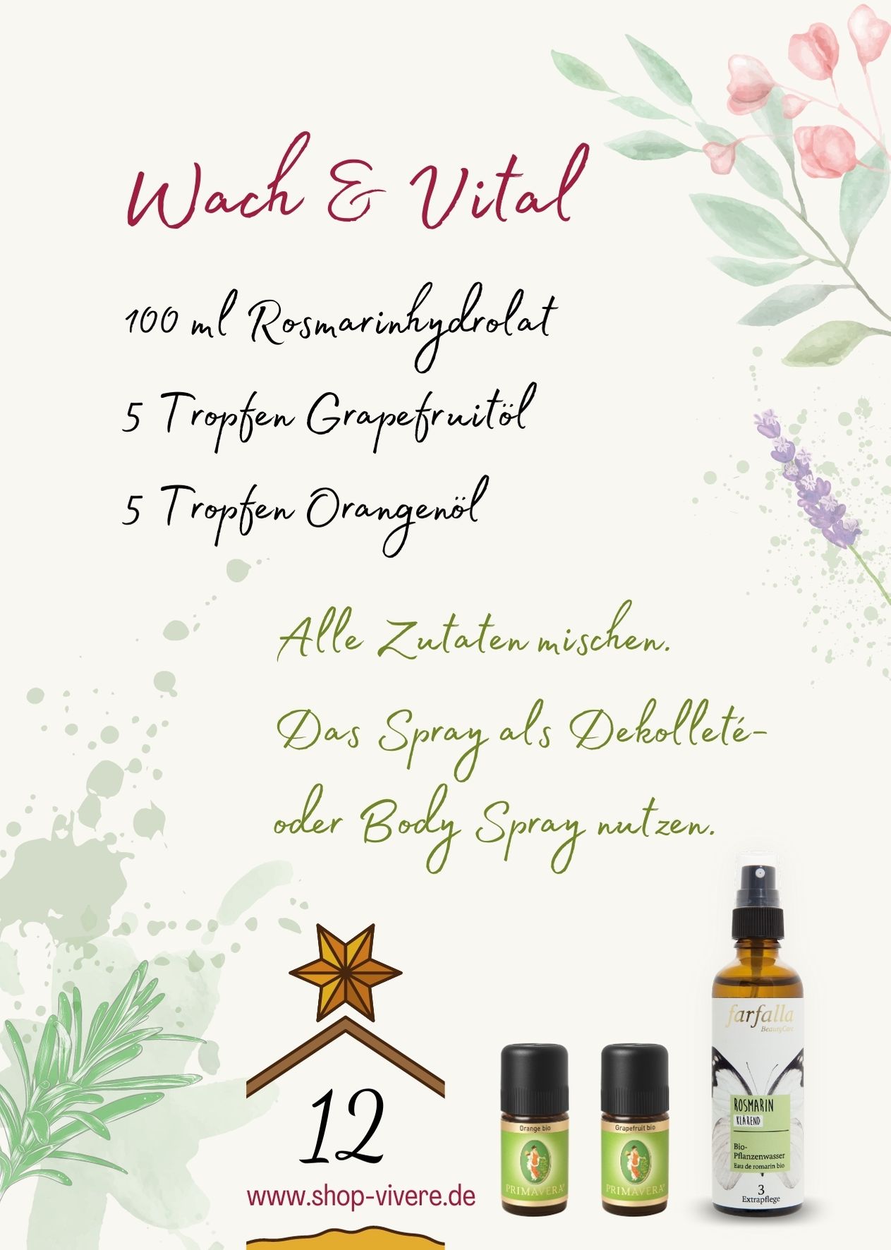 Adventskalender – Aromatherapie 12. Dezember