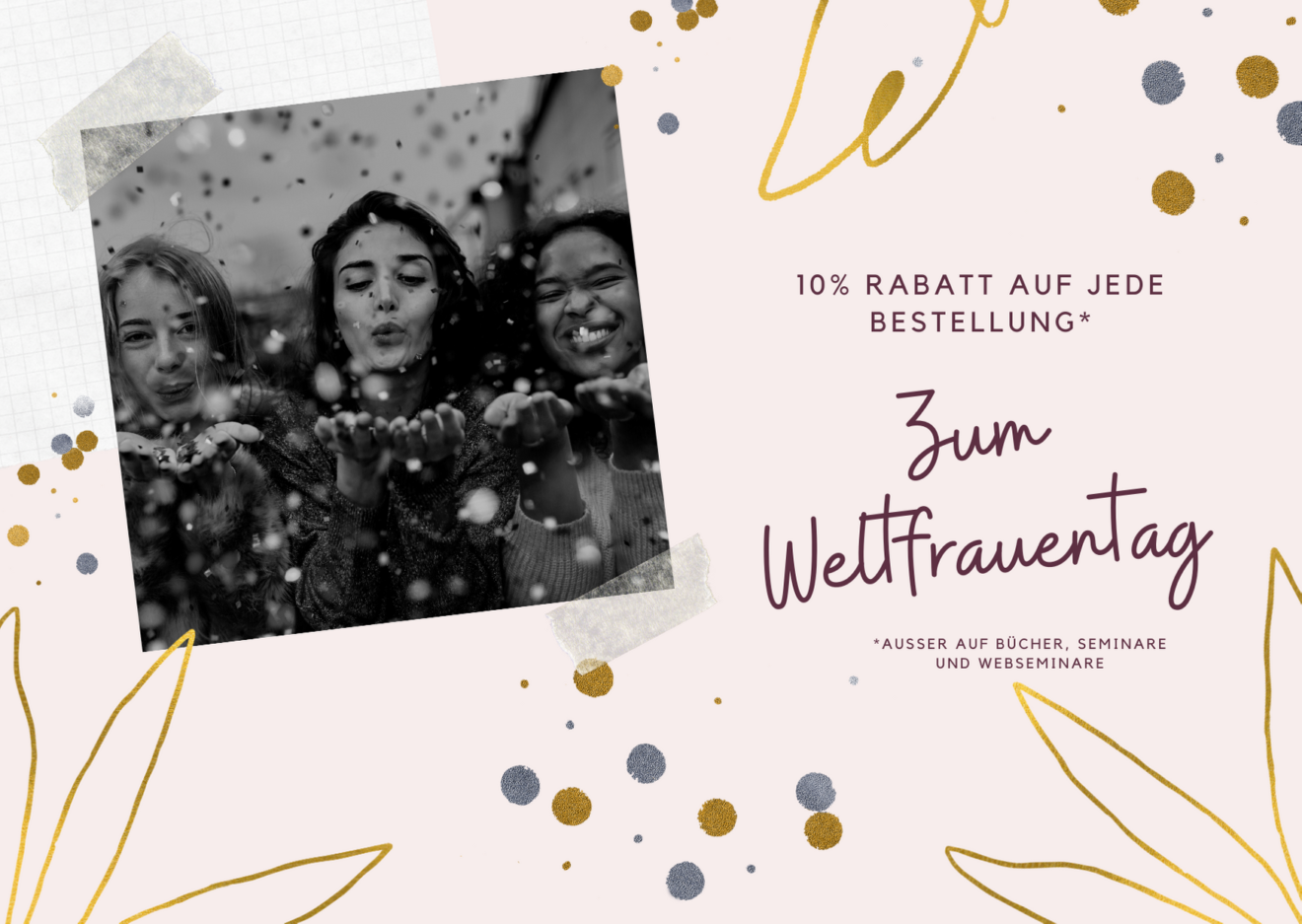 Illustrierte Verspielte Frauentag Karte (1)