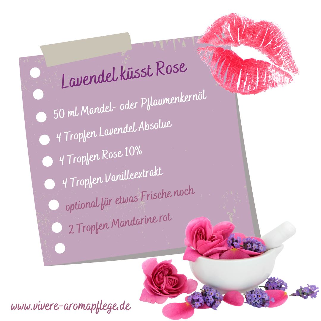Rezept Lavendel Kuesst Rose