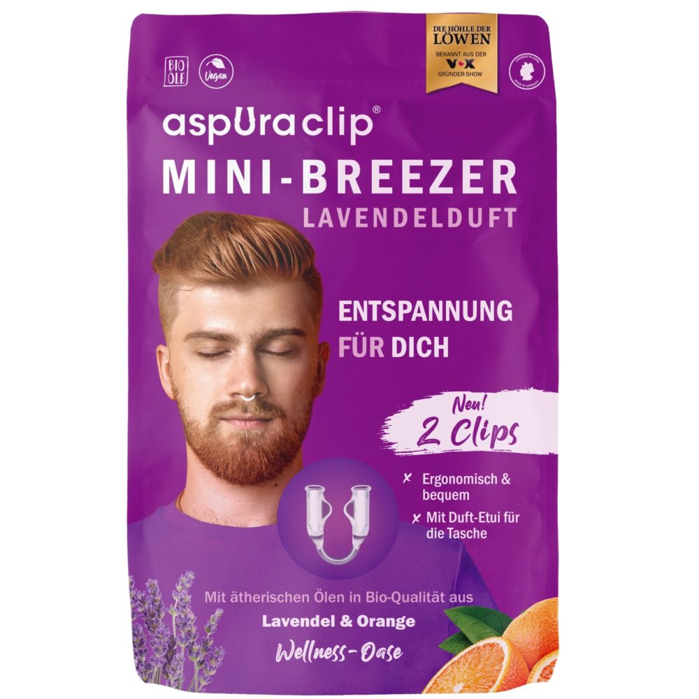 AspUraClip Lavendel Orange ViVere Aromapflege