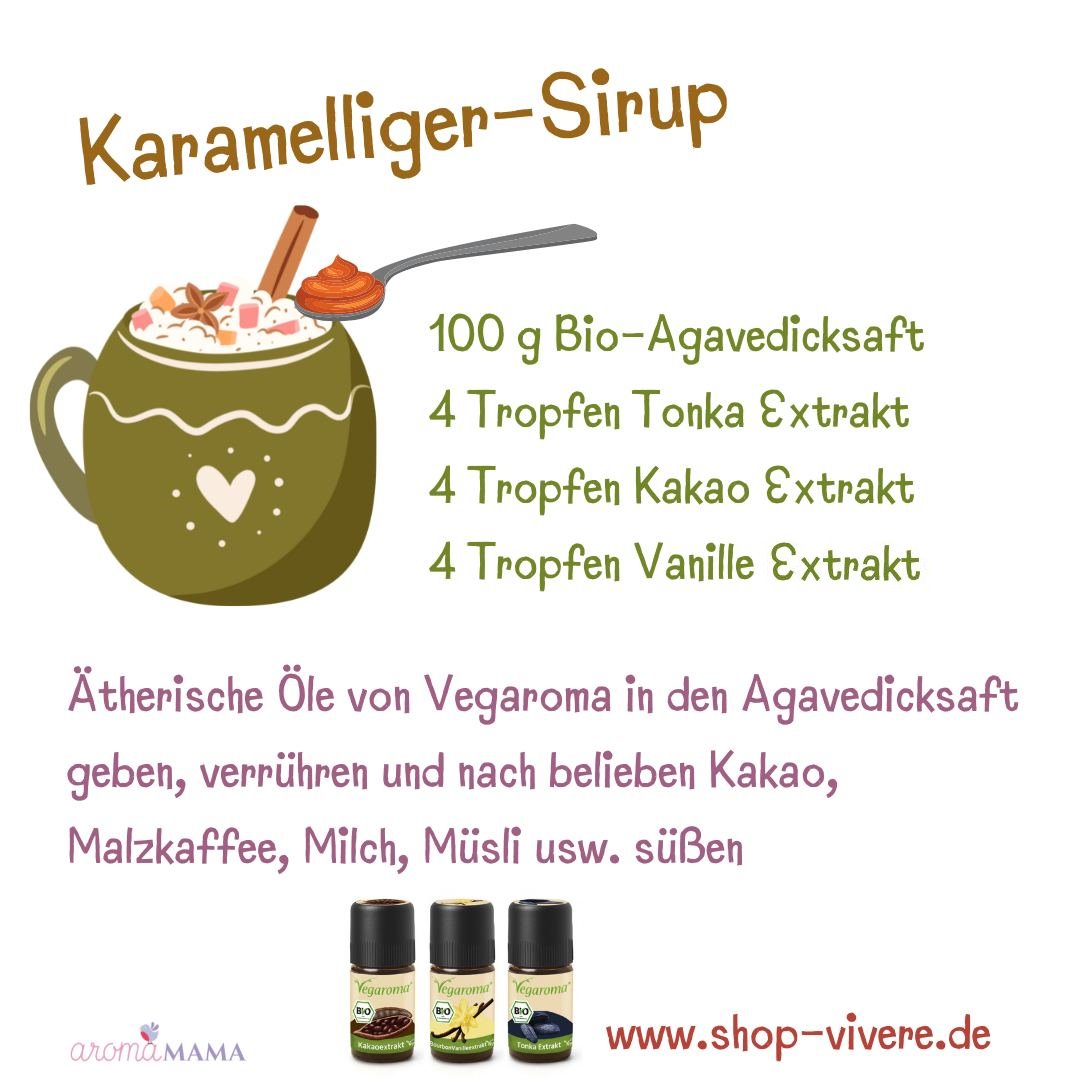 Rezept Karamelliger Sirup ViVere Aromapflege NL