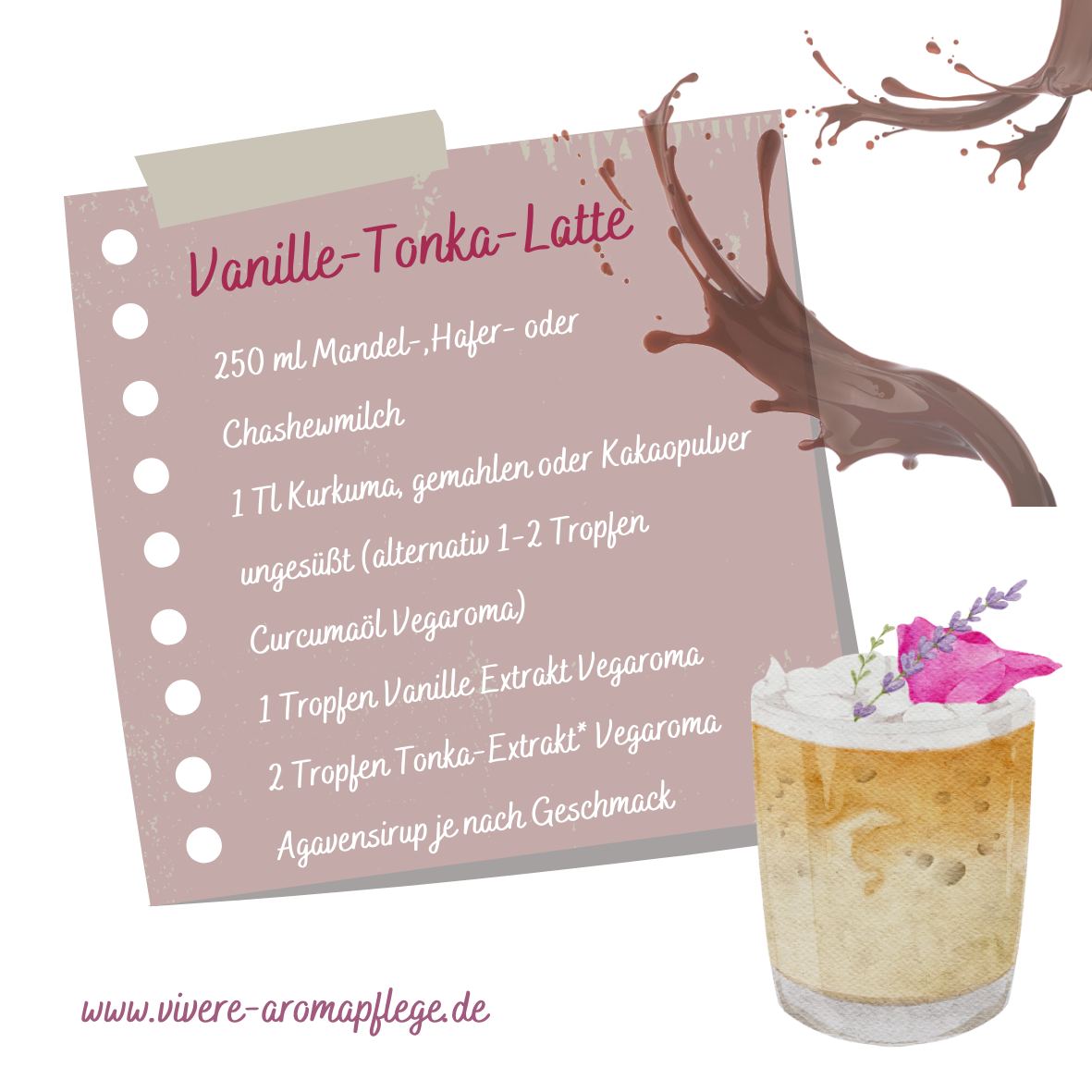 Vanille Tonka Latte Vivere Aromapflege