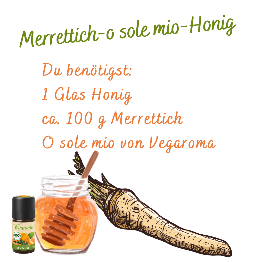 Merretisch o sole mio Honig ViVere Aromapflege