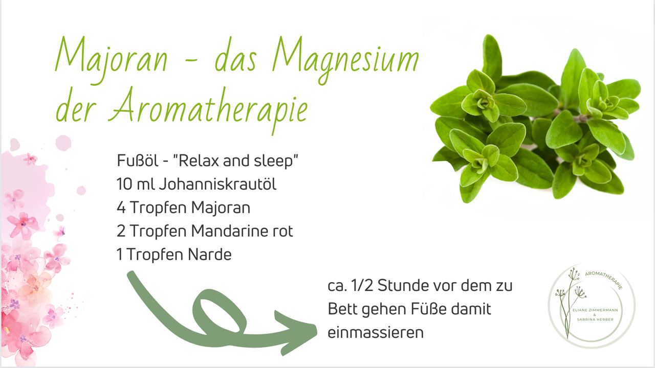 Rezept Majoran Magnesium ViVere Aromapflege