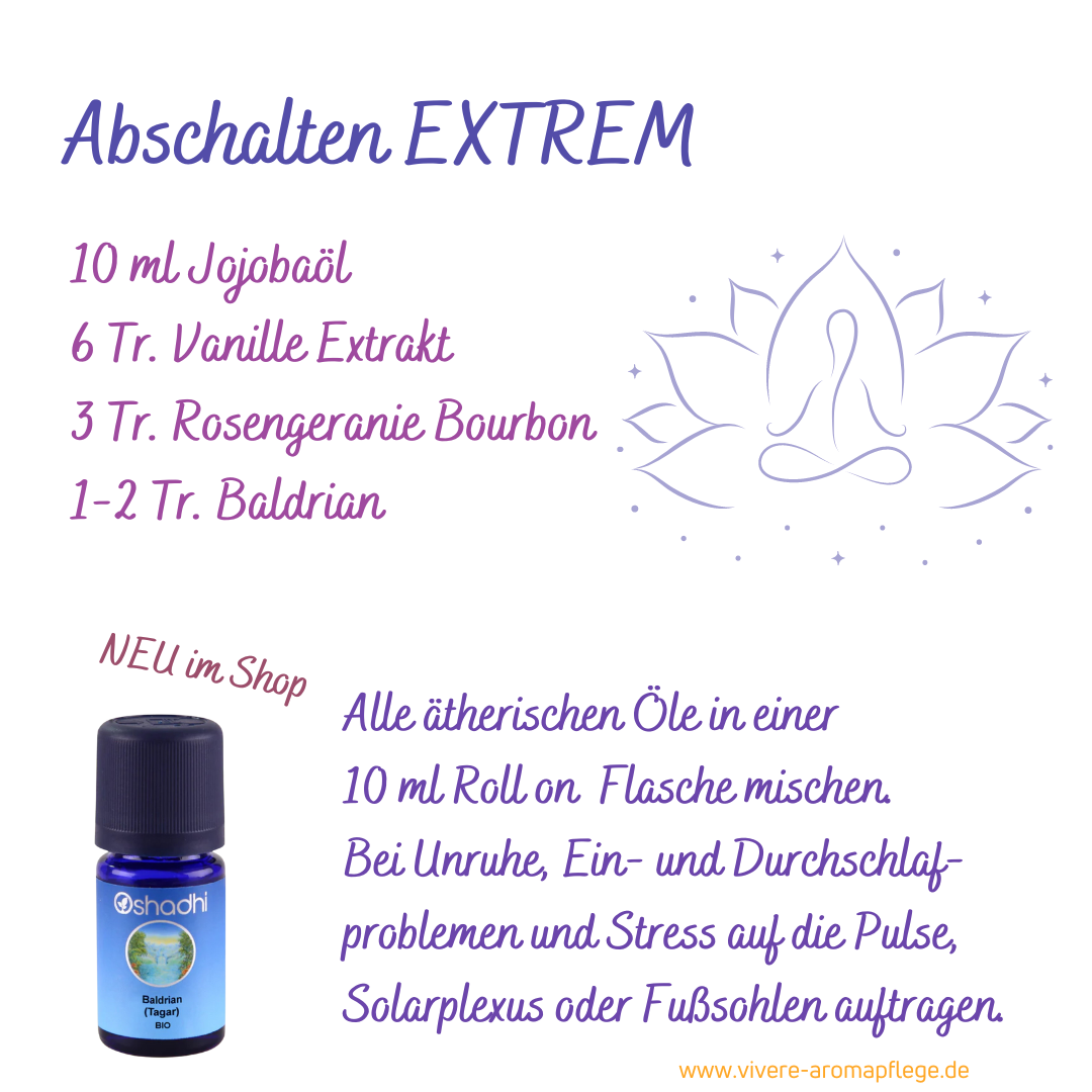 Rezept Abschalten Extrem ViVere Aromapflege