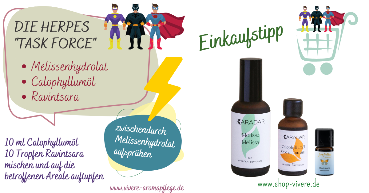 Die Herpes Task Force ViVere Aromapflege