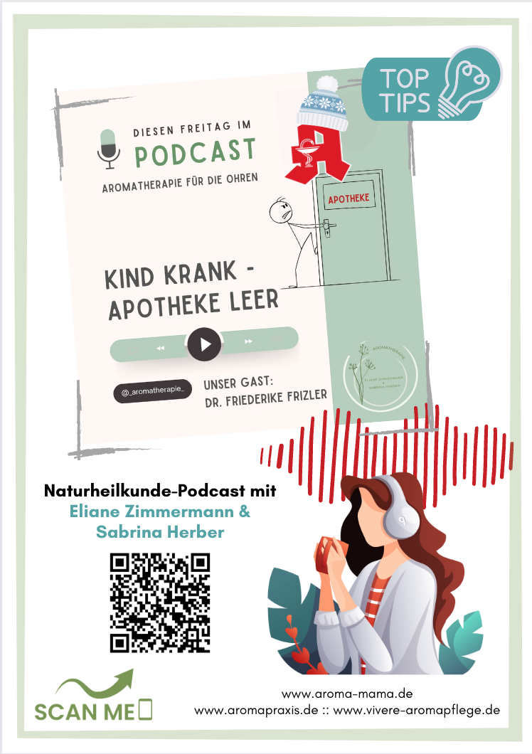 Poster Podcast "Kind krank - Apotheke leer"