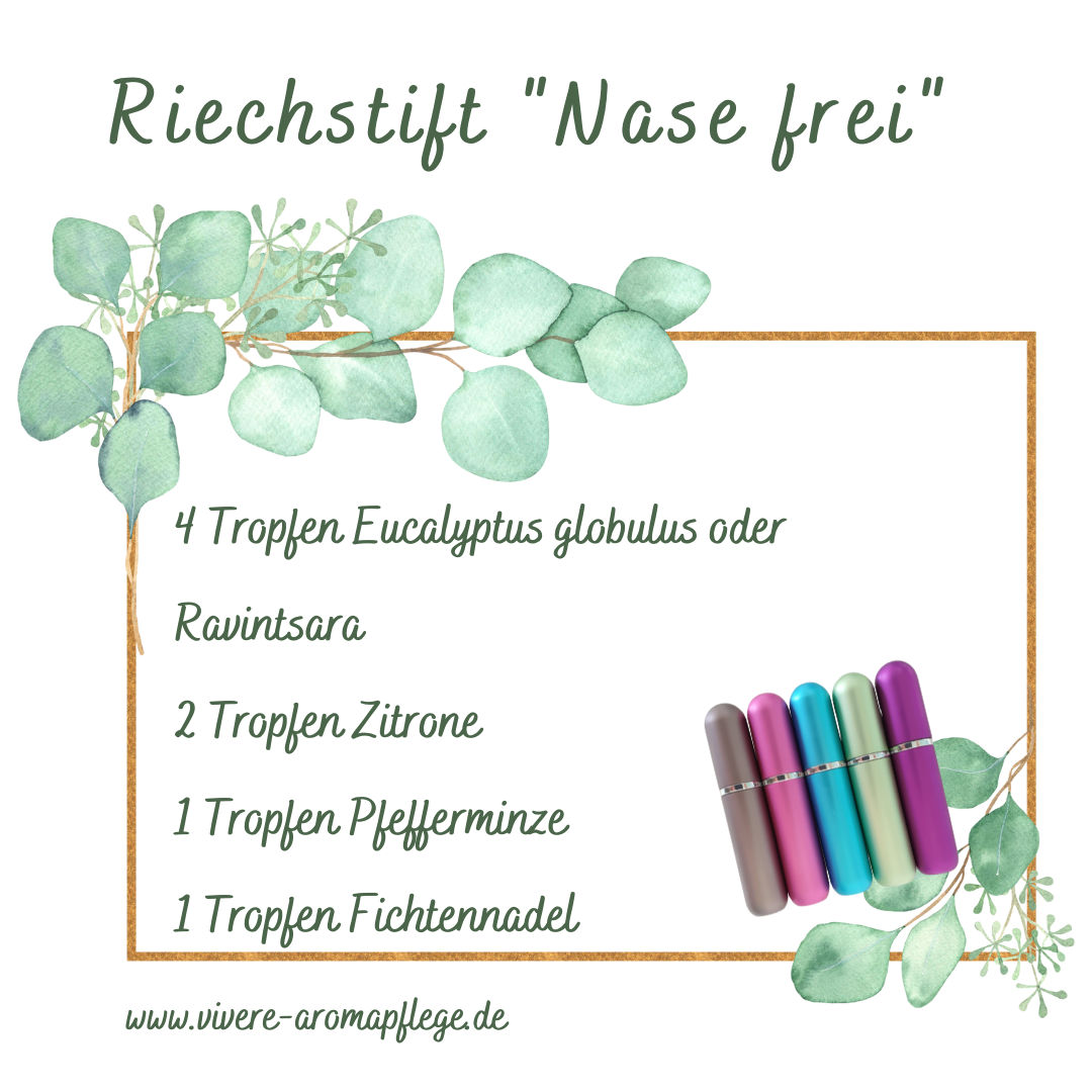 Rezept Riechstift Nasefrei ViVere Aromapflege