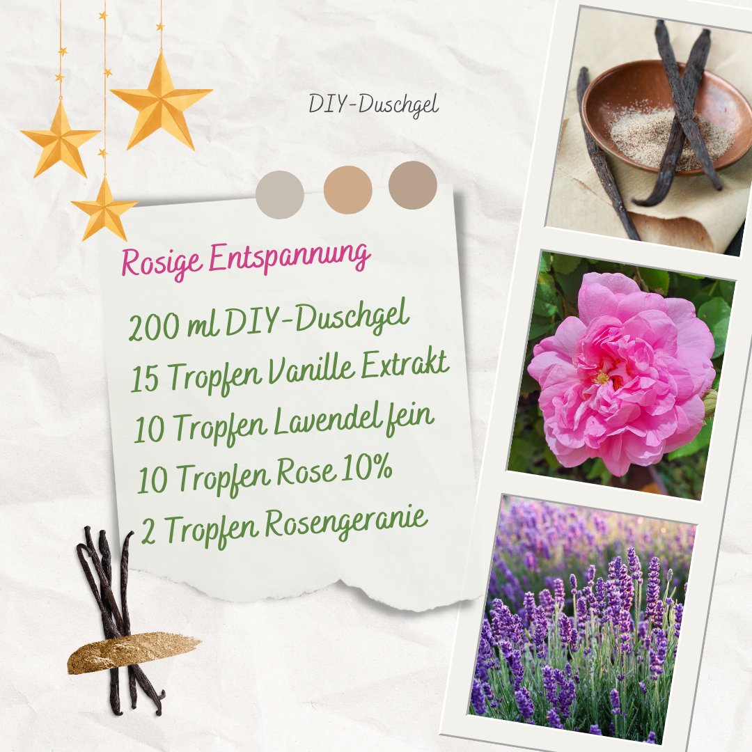 Rezept Rosige Entspannung ViVere Aromapflege