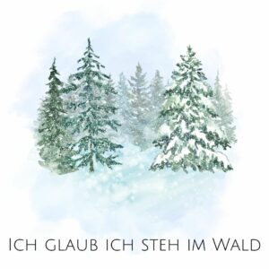 Ich glaub ich steh <br> im Wald