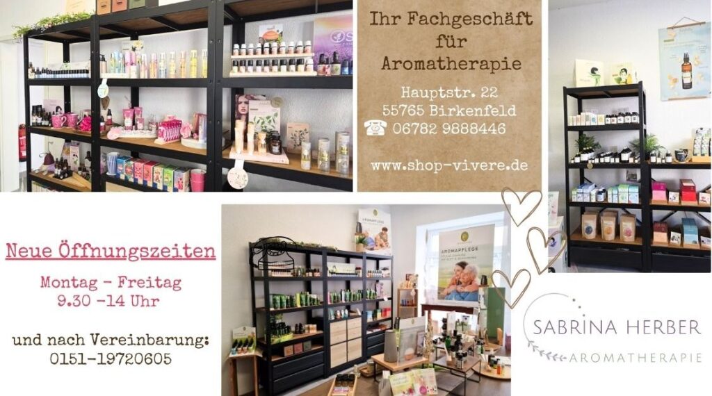 ViVere Oeffnungszeiten Mai2025 Willkommen bei ViVere Aromapflege!