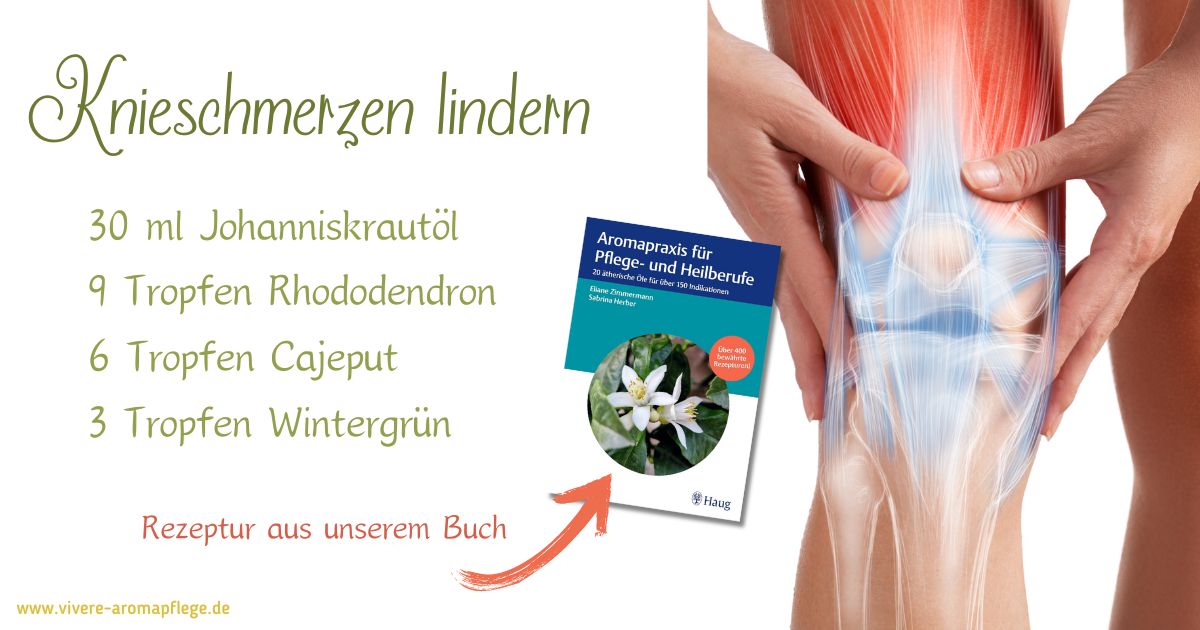 Knie, Ellenbogen, Karpaltunnelsyndrom: Funktionsfähige Gelenke und entspannte Muskeln dank ätherischer Öle